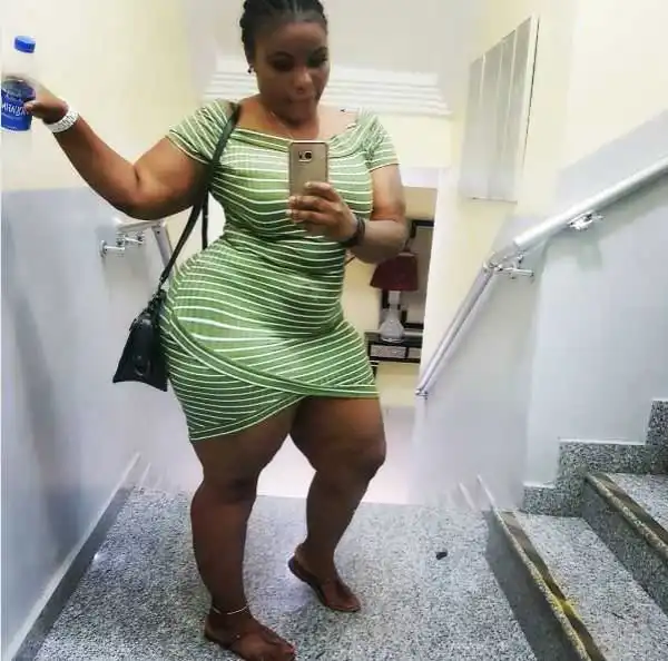Meet the Thick Igbo Girl Causing Commotion on Instagram with Her Massive Hips and Bum (Photos)